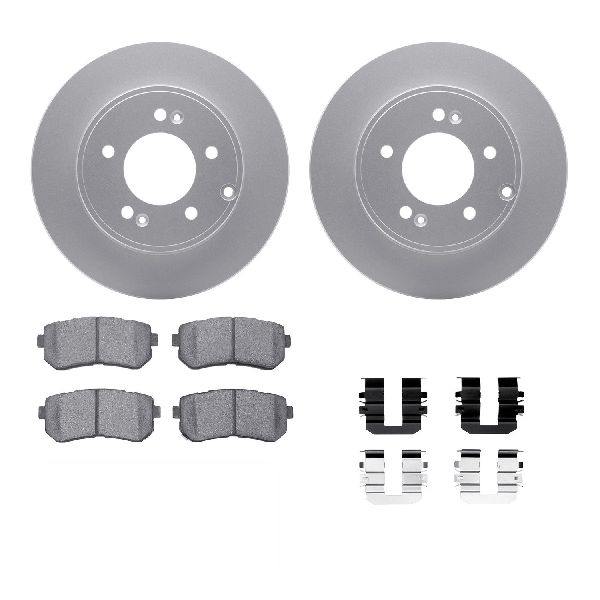 2016-2017 Hyundai Tucson Disc Brake Kit - Rear (Dynamic Friction)