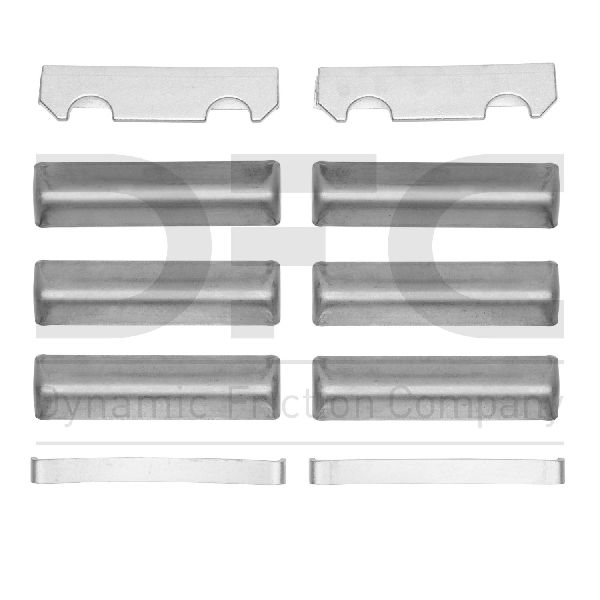 2001-2002 GMC C3500HD Disc Brake Hardware Kit - Front or Rear (Dynamic Friction)