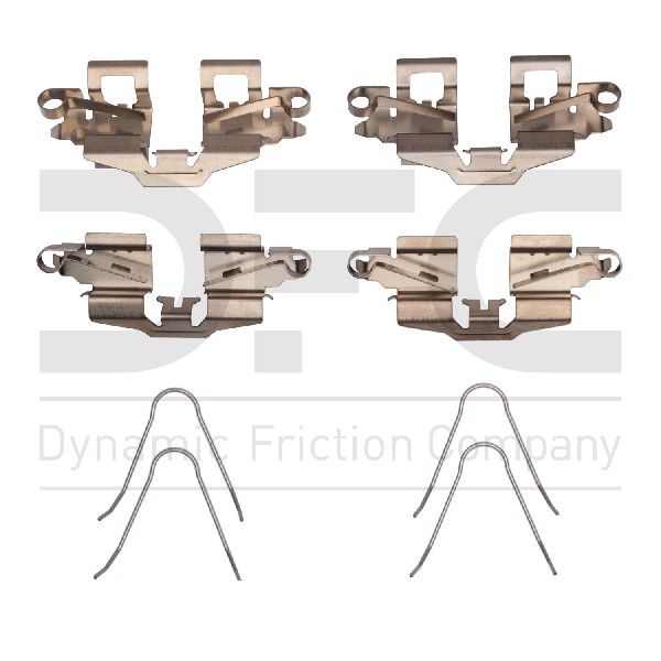 2010-2022 Toyota Prius Disc Brake Hardware Kit - Rear (Dynamic Friction)