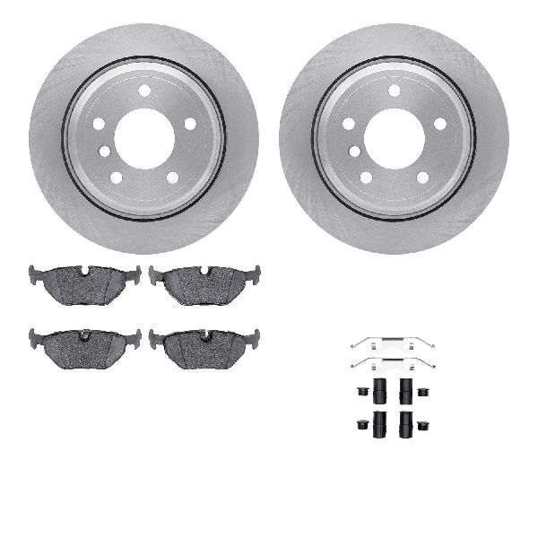 2001-2003 BMW 530i Disc Brake Kit - Rear (Dynamic Friction)