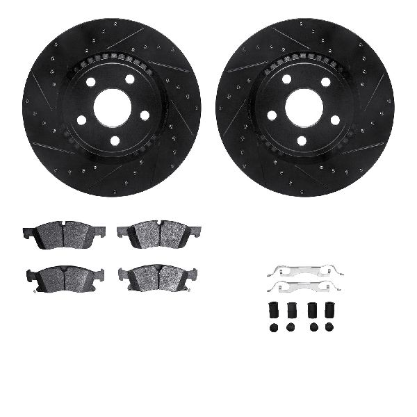 2012-2020 Dodge Durango Disc Brake Kit - Front (Dynamic Friction)