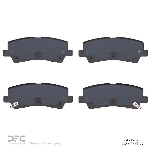 2015-2023 Ford Mustang Disc Brake Pad Set - Rear (Dynamic Friction)