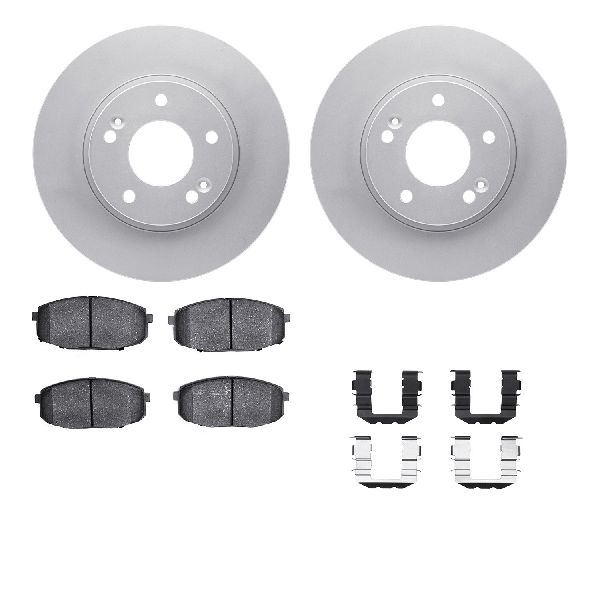 2010-2013 Kia Forte Koup Disc Brake Kit - Front (Dynamic Friction)