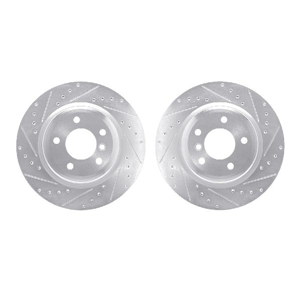 2007-2013 BMW 335i Disc Brake Rotor Set - Rear (Dynamic Friction)