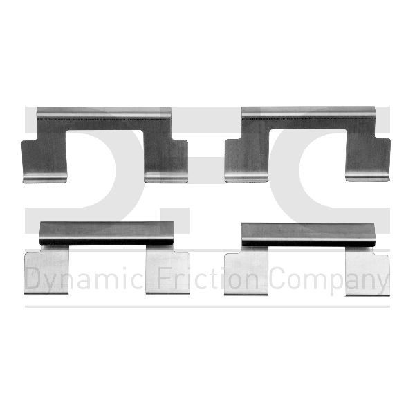 1988-1992 Lincoln Continental Disc Brake Hardware Kit - Rear (Dynamic Friction)