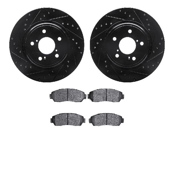 2019-2022 Honda Passport Disc Brake Kit - Front (Dynamic Friction)