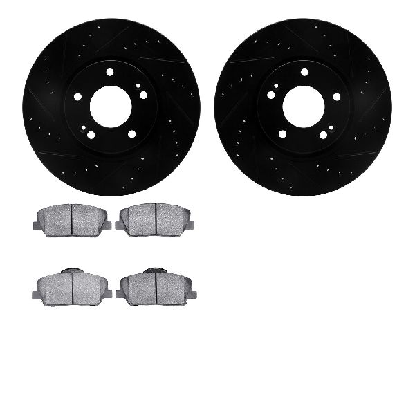 2013 Hyundai Veloster Disc Brake Kit - Front (Dynamic Friction)