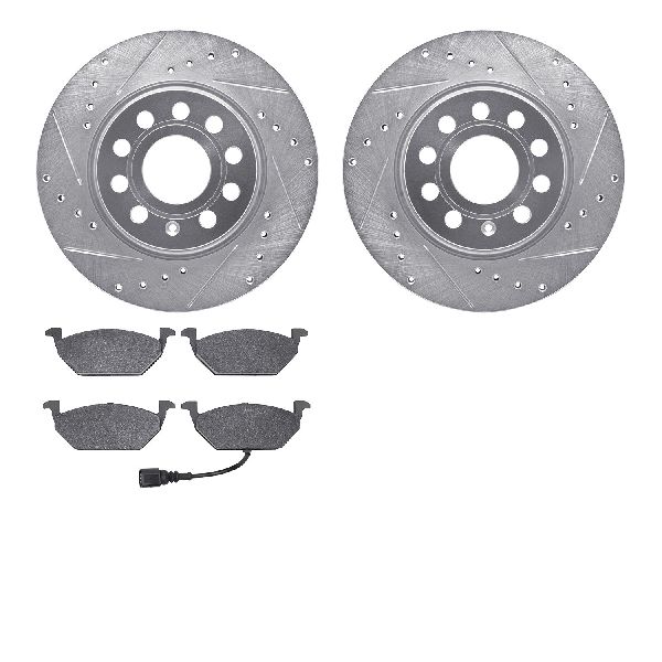 2011-2015 Volkswagen Jetta Disc Brake Kit - Front (Dynamic Friction)