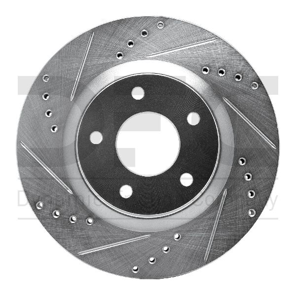 2008-2014 Nissan X-Trail Disc Brake Rotor - Front Left (Dynamic Friction)