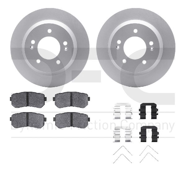 2018-2023 Hyundai Kona Disc Brake Kit - Rear (Dynamic Friction)