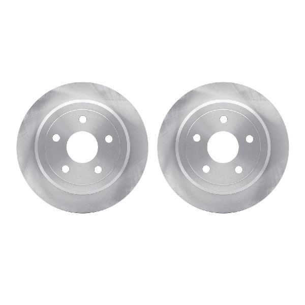 2007-2018 Jeep Wrangler Disc Brake Rotor Set - Rear (Dynamic Friction)