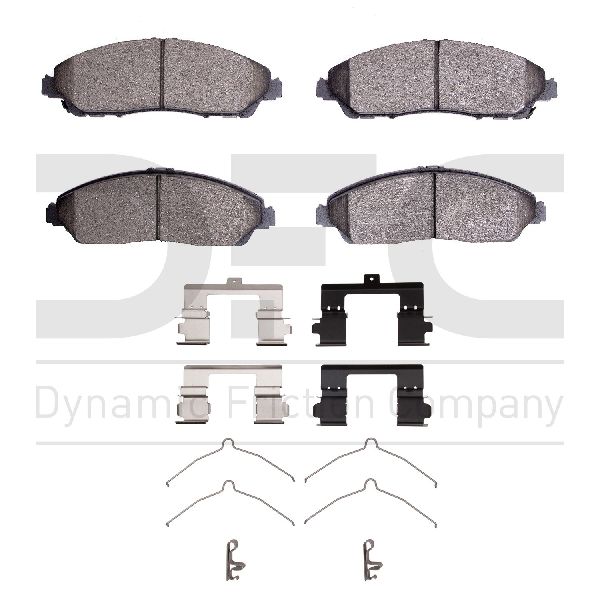 2017-2025 Honda Ridgeline Disc Brake Pad Set - Front (Dynamic Friction)