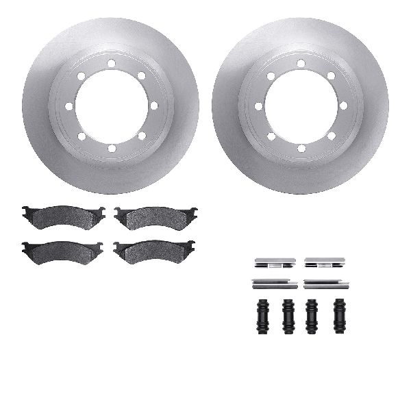 1999-2000 Ford E-350 Econoline Disc Brake Kit - Rear (Dynamic Friction)
