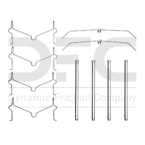 2010-2023 Lexus GX460 Disc Brake Hardware Kit - Front (Dynamic Friction)