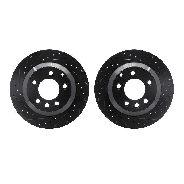 2004-2018 Volkswagen Touareg Disc Brake Rotor Set - Rear (Dynamic Friction)