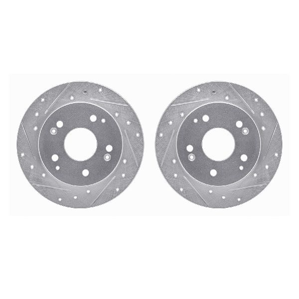 1997-2001 Acura Integra Disc Brake Rotor Set - Rear (Dynamic Friction)