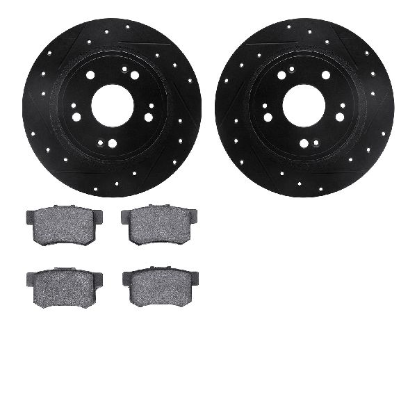 2016-2022 Acura ILX Disc Brake Kit - Rear (Dynamic Friction)
