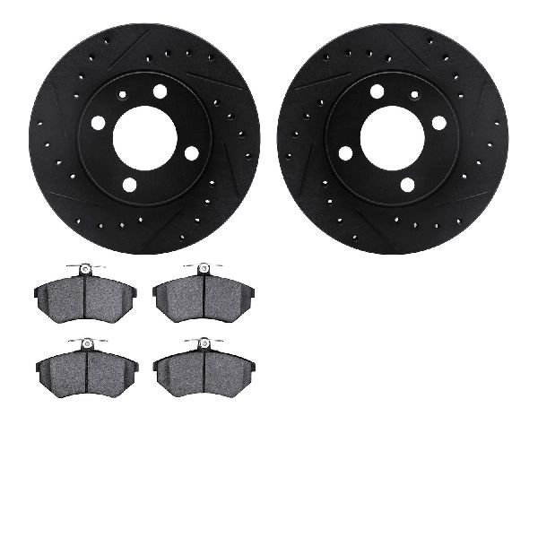 1988 Volkswagen Jetta Disc Brake Kit - Front (Dynamic Friction)