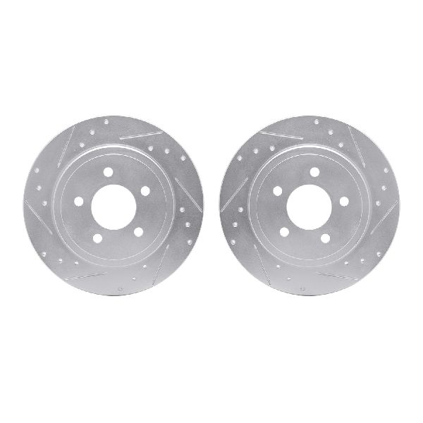2005-2008 Mazda Tribute Disc Brake Rotor Set - Rear (Dynamic Friction)