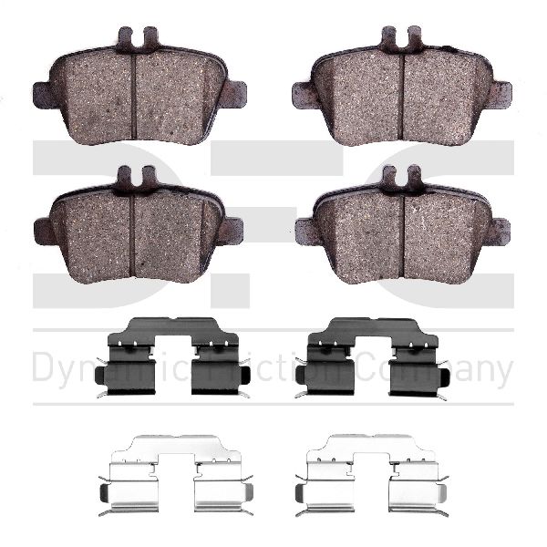 2014-2019 Mercedes-Benz CLA250 Disc Brake Pad Set - Rear (Dynamic Friction)