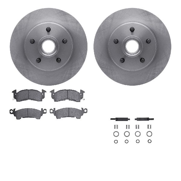1993-1995 Chevrolet G20 Disc Brake Kit - Front (Dynamic Friction)