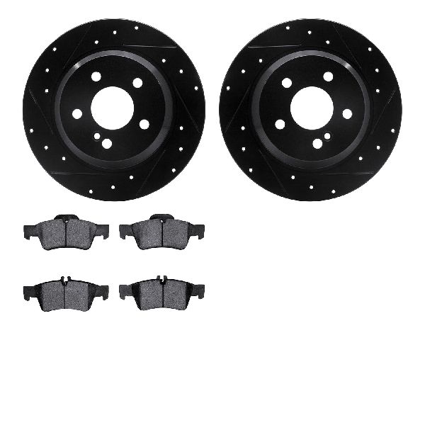 2004-2006 Mercedes-Benz E500 Disc Brake Kit - Rear (Dynamic Friction)