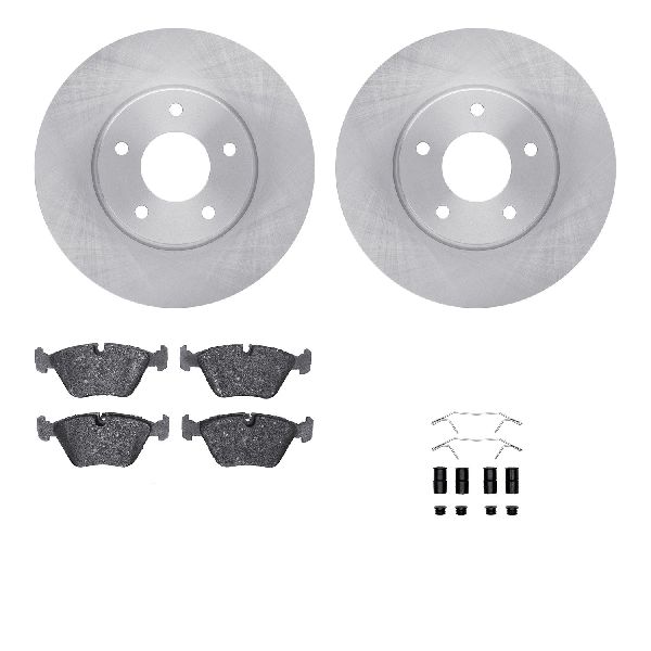 1997-1999 Jaguar XK8 Disc Brake Kit - Front (Dynamic Friction)