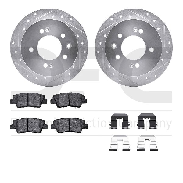 2010 Hyundai Elantra Disc Brake Kit - Rear (Dynamic Friction)