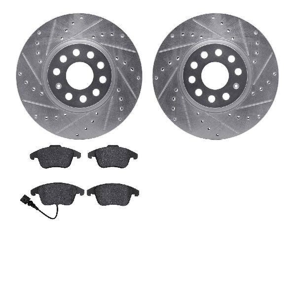 2015-2018 Audi Q3 Disc Brake Kit - Front (Dynamic Friction)