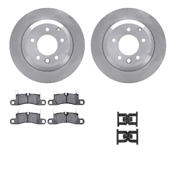 2011-2018 Volkswagen Touareg Disc Brake Kit - Rear (Dynamic Friction)