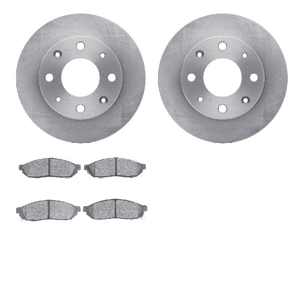 1980-1981 Honda Civic Disc Brake Kit - Front (Dynamic Friction)