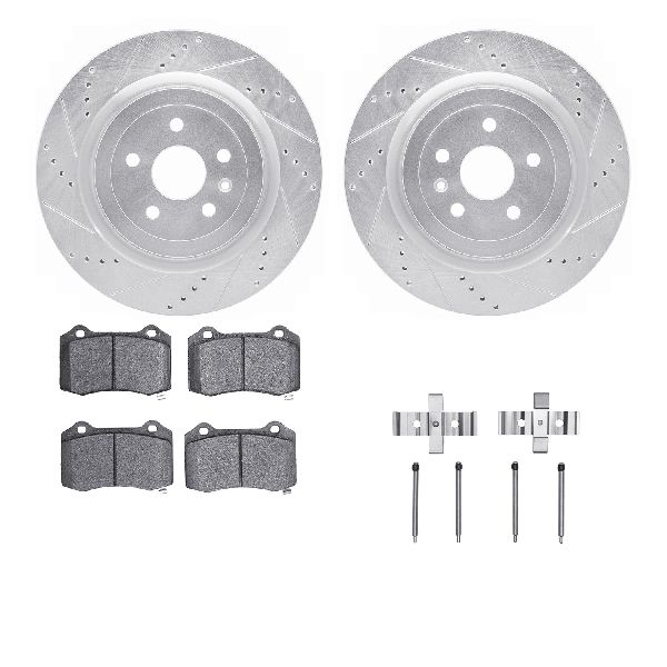 2009-2019 Cadillac CTS Disc Brake Kit - Rear (Dynamic Friction)