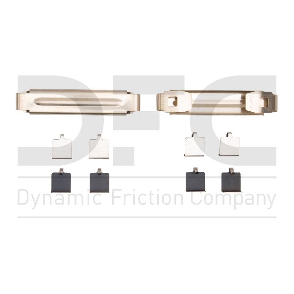 2016-2018 Audi A4 Disc Brake Hardware Kit - Front (Dynamic Friction)