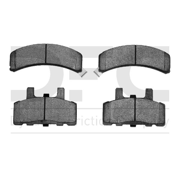1996-2002 Chevrolet Express 2500 Disc Brake Pad Set - Front (Dynamic Friction)