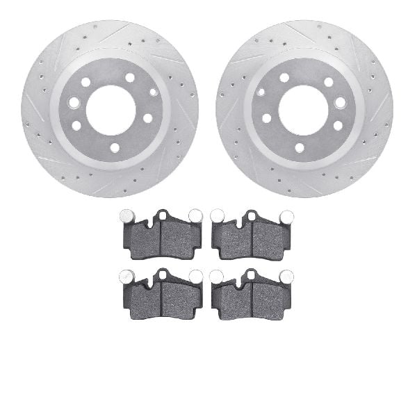 2004-2010 Volkswagen Touareg Disc Brake Kit - Rear (Dynamic Friction)