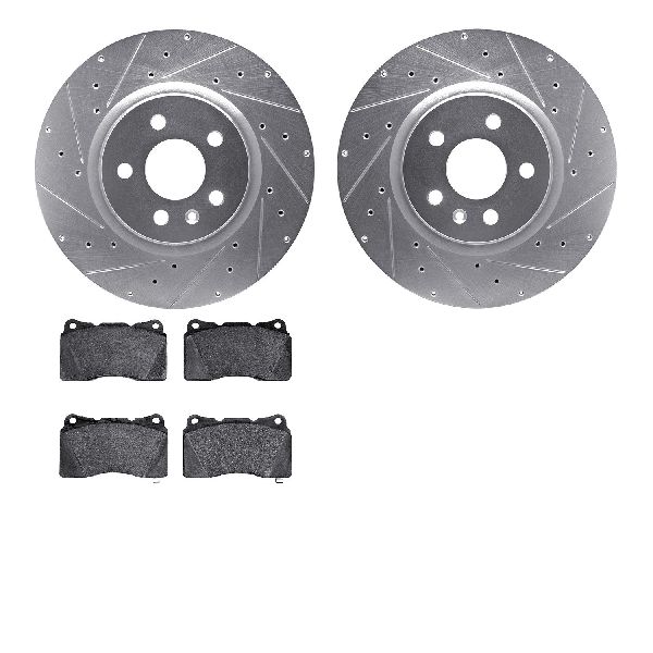 2016-2021 Tesla X Disc Brake Kit - Front (Dynamic Friction)
