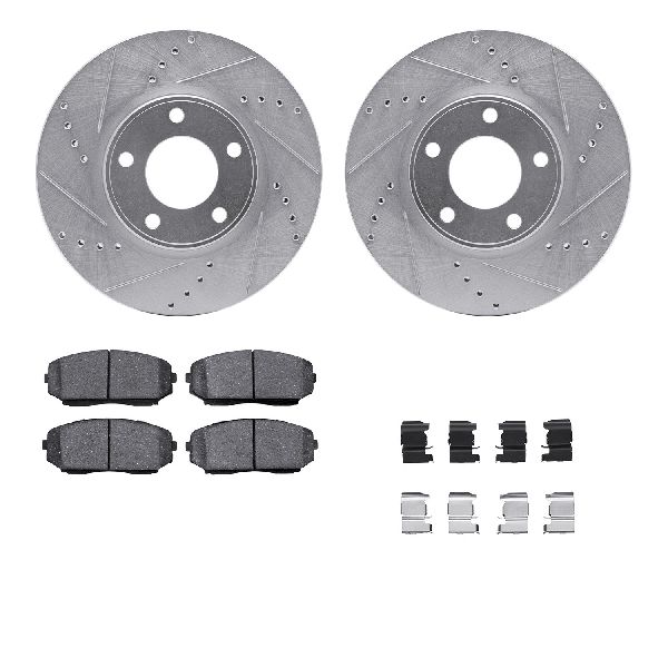 2007-2008 Lincoln MKX Disc Brake Kit - Front (Dynamic Friction)