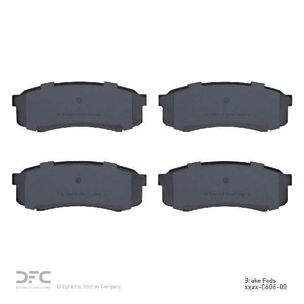 2001-2007 Toyota Sequoia Disc Brake Pad Set - Rear (Dynamic Friction)