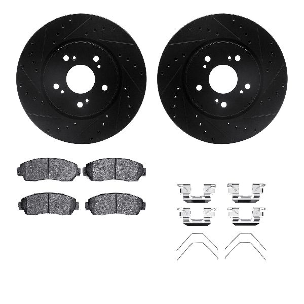 2007-2016 Honda CR-V Disc Brake Kit - Front (Dynamic Friction)