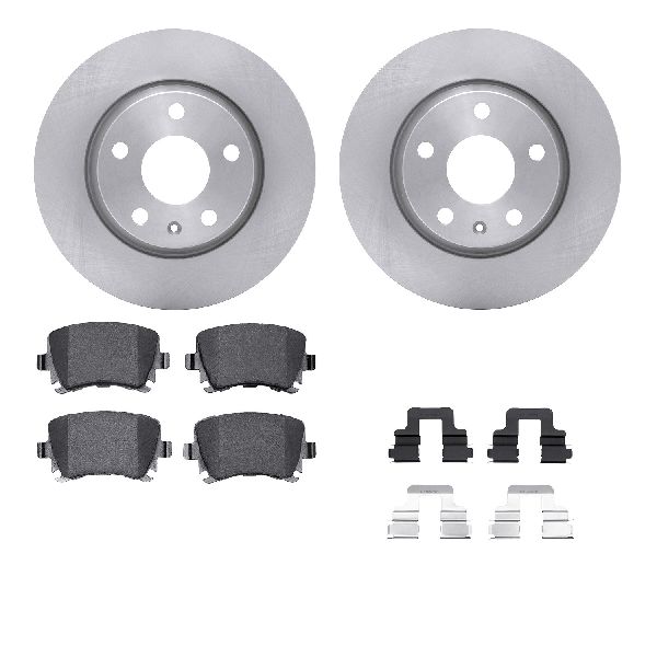 2009-2015 Audi TT Quattro Disc Brake Kit - Rear (Dynamic Friction)