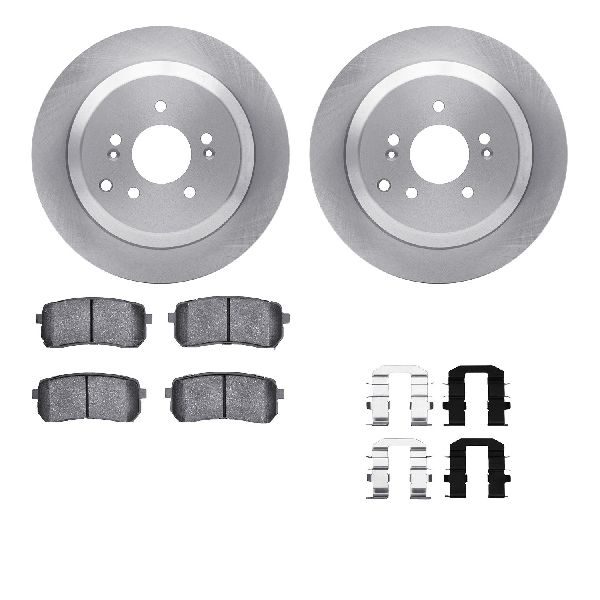 2007-2012 Hyundai Veracruz Disc Brake Kit - Rear (Dynamic Friction)
