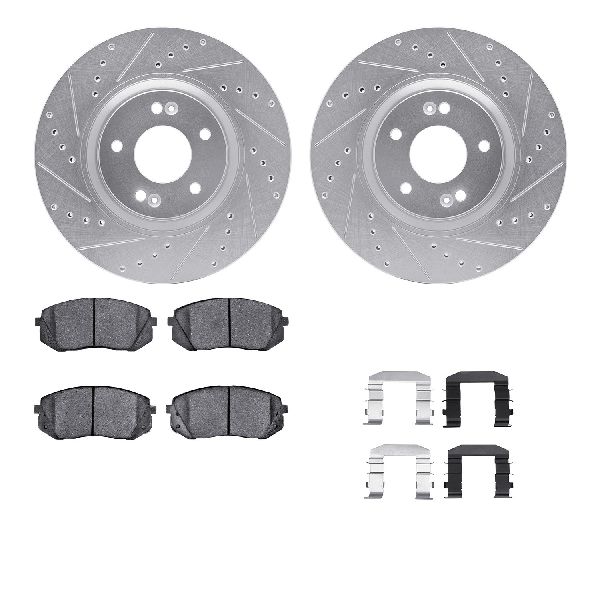 2016-2017 Hyundai Tucson Disc Brake Kit - Front (Dynamic Friction)