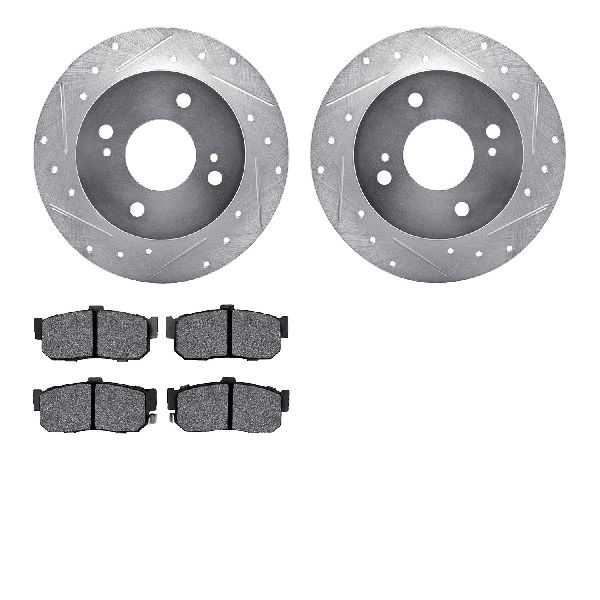 1991-2000 INFINITI G20 Disc Brake Kit - Rear (Dynamic Friction)