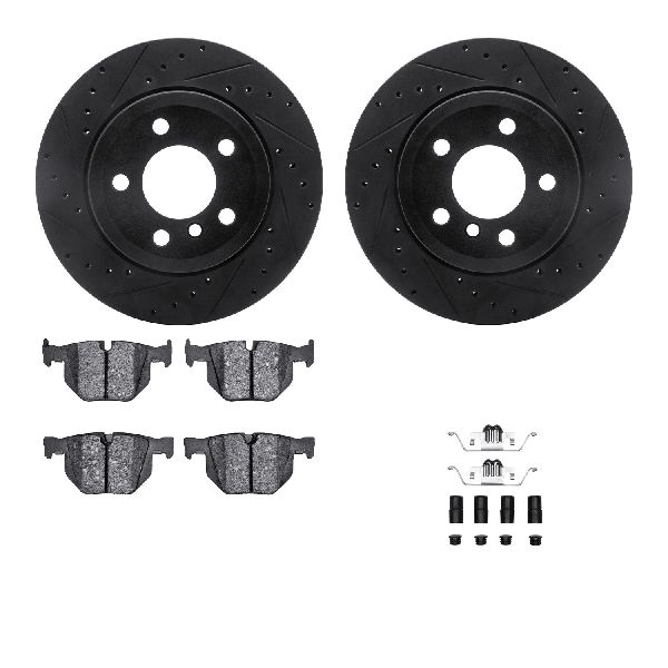 2014-2018 BMW X5 Disc Brake Kit - Rear (Dynamic Friction)