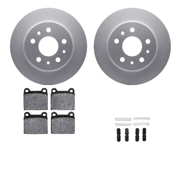 1988-1991 Mercedes-Benz 300SE Disc Brake Kit - Rear (Dynamic Friction)