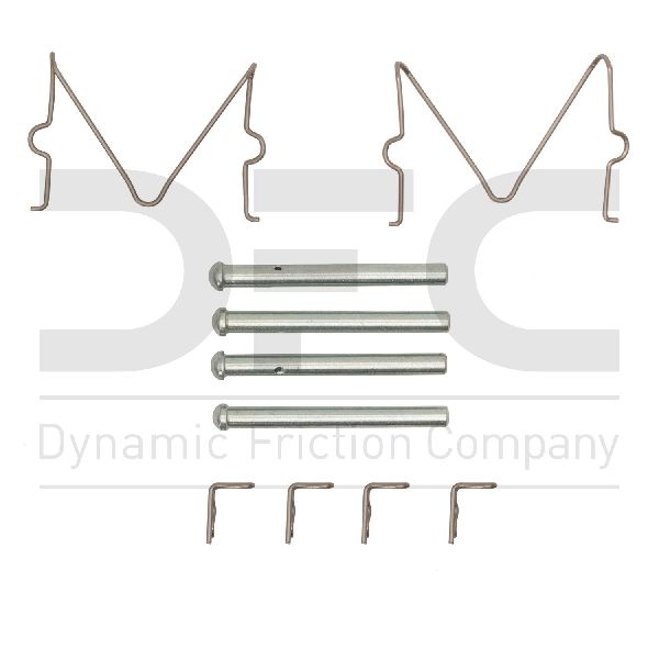 1976-1977 Mazda Mizer Disc Brake Hardware Kit - Front (Dynamic Friction)