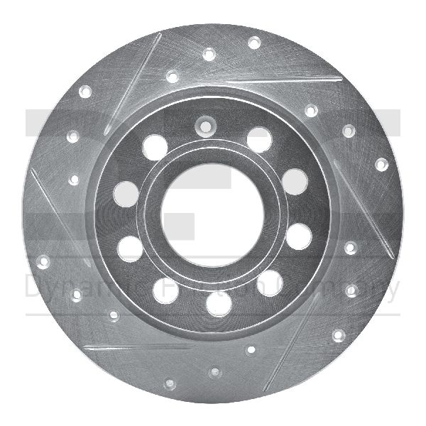 2010-2013 Audi A3 Disc Brake Rotor - Rear Left (Dynamic Friction)