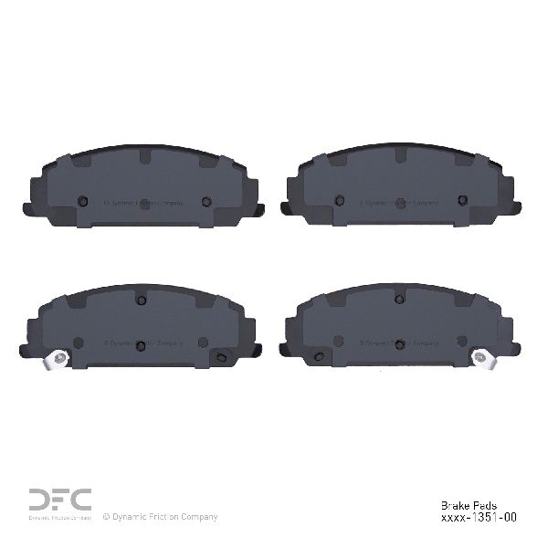 2008-2009 Pontiac G8 Disc Brake Pad Set - Front (Dynamic Friction)