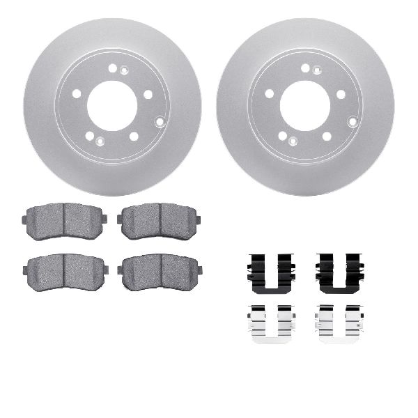 2015-2019 Hyundai Sonata Disc Brake Kit - Rear (Dynamic Friction)