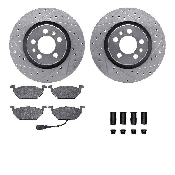 1998-1999 Volkswagen Beetle Disc Brake Kit - Front (Dynamic Friction)